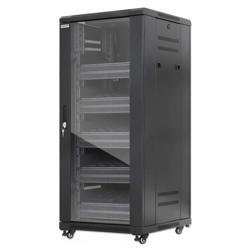 Intellinet 716239 rack cabinet 27U Freestanding rack Black , 716239