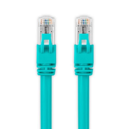Rocstor Y10C632-AQ networking cable Aqua color 1200.8" (30.5 m) Cat6a S/UTP (STP) , Y10C632-AQ