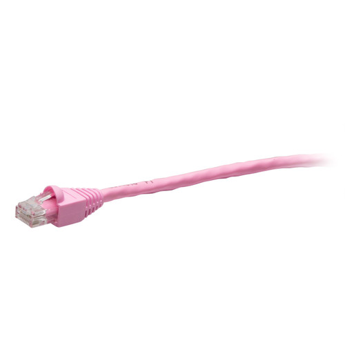 C2G 25ft (7.6m) TAA-Compliant F-Series Cat6 Snagless Unshielded (UTP) Network Cable - Pink - C2G43605 , C2G43605