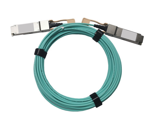 eNet Components MFS1S00-H030V-ENC InfiniBand/fibre optic cable 1181.1" (30 m) QSFP56 AOC Aqua color , MFS1S00-H030V-ENC