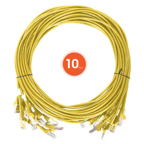 Intellinet 744522 networking cable Yellow 11.8" (0.3 m) Cat6 U/UTP (UTP) , 744522
