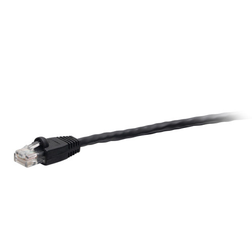 C2G 30ft (9.1m) TAA-Compliant F-Series Cat6 Snagless Unshielded (UTP) Network Cable - Black - C2G43480 , C2G43480