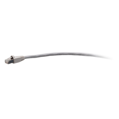 C2G 6in (0.15m) TAA-Compliant F-Series Cat6 Snagless Shielded (STP) Network Cable - Gray - C2G43707 , C2G43707