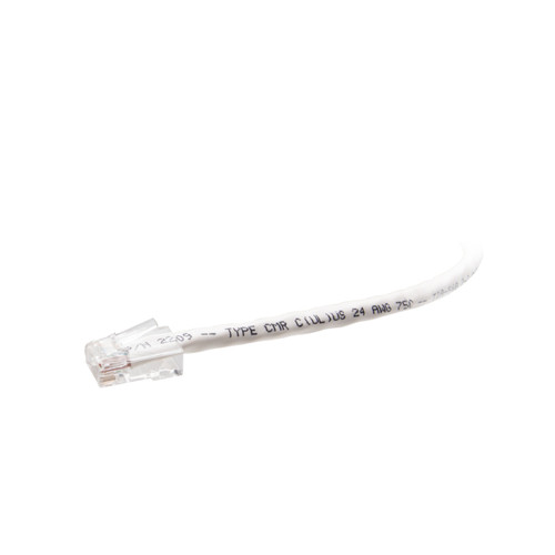 C2G 15ft (4.6m) TAA-Compliant F-Series Cat6 Non-Booted Unshielded (UTP) Network Cable - White - C2G43693 , C2G43693