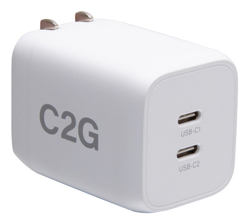 C2G Dual USB-C Power Adapter - 65W - C2G58880 , C2G58880