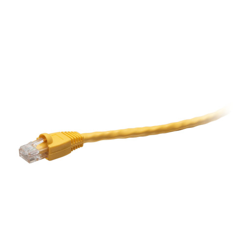 C2G 30ft (9.1m) TAA-Compliant F-Series Cat6 Snagless Unshielded (UTP) Network Cable - Yellow - C2G43522 , C2G43522