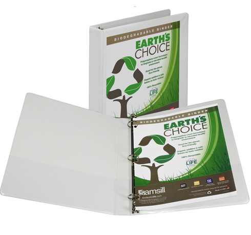 Samsill Earth's Choice 1.5" ring binder A4 White - I08957 , I08957