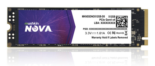 Edge Nova 512 GB M.2 PCI Express 4.0 NVMe 3D NAND - MKNSSDNO512GB-D8 , MKNSSDNO512GB-D8