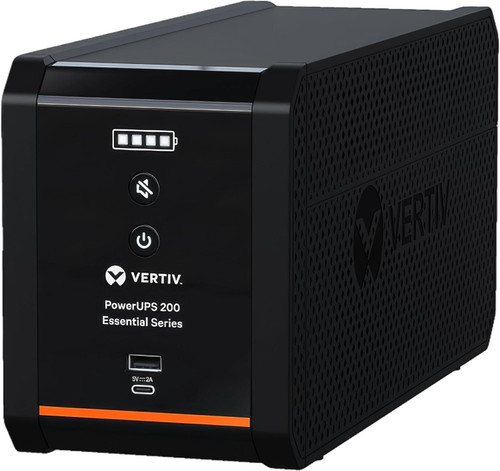 Vertiv PowerUPS 200 Essential PSA6E-1000LVT uninterruptible power supply (UPS) Line-Interactive 1 kVA 550 W 6 AC outlet(s) , PSA6E-1000LVT