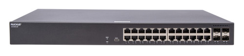 RUCKUS Networks ICX8100-24P-X network switch Managed Gigabit Ethernet (10/100/1000) Power over Ethernet (PoE) 1U Black , ICX8100-24P-X