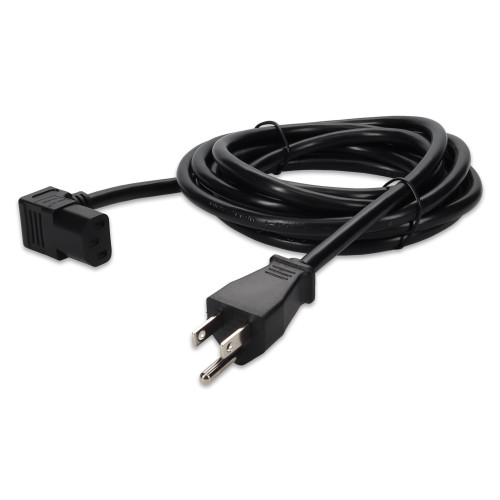AddOn Networks ADD-515P2DNC1318AWG10FT power cable Black 118.1" (3 m) NEMA 5-15P C13 coupler , ADD-515P2DNC1318AWG10FT