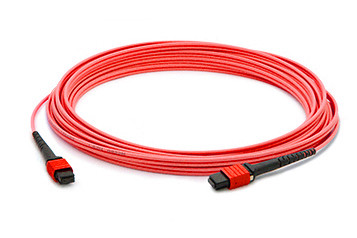 AddOn Networks ADD-MPOMPO-15M5OM4-RD InfiniBand/fibre optic cable 590.6" (15 m) MPO LOMM Red , ADD-MPOMPO-15M5OM4-RD
