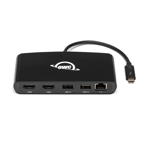 OWC Thunderbolt 3 mini Dock Wired Black - OWCTB3MDK5P , OWCTB3MDK5P