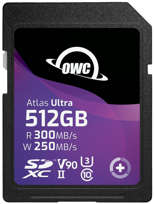 OWC Atlas Ultra 512 GB SDXC UHS-II - OWCSDV90U0512 , OWCSDV90U0512