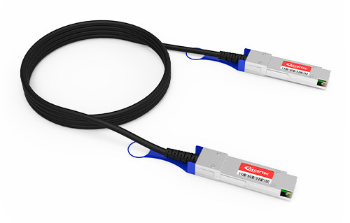 Accortec CAB-D-D-400G-1.5-ACC InfiniBand/fibre optic cable 17.7" (0.45 m) QSFP-DD DAC Black , CAB-D-D-400G-1.5-ACC