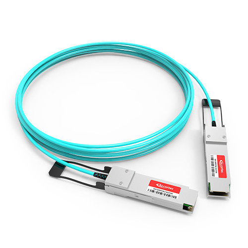 Accortec MFS1S00-H050E-ACC InfiniBand/fibre optic cable 1968.5" (50 m) QSFP56 Aqua color , MFS1S00-H050E-ACC