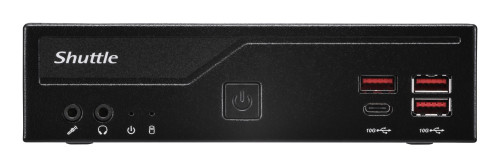 Shuttle DB860 PC/workstation barebone 1.35L sized PC Black Intel B860 LGA 1851 (Socket V1) , DB860