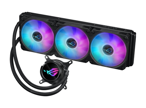 ASUS ROG Strix LC III 360 ARGB Processor Liquid cooling kit 4.72" (12 cm) Black , ROG STRIX LC III 360 ARGB