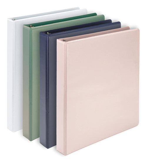 Samsill Durable ring binder Letter Dark Blue, Green, Pink, White - MP46939 , MP46939