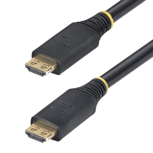 StarTech.com HDMI2-CABLE-GRIP-15M HDMI cable 590.6" (15 m) HDMI Type A (Standard) Black , HDMI2-CABLE-GRIP-15M