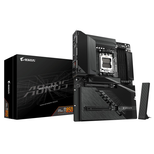 GIGABYTE B850 AORUS STEALTH AMD B850 Socket AM5 ATX , B850 AORUS STEALTH