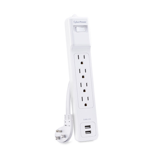 CyberPower P403URC1 surge protector White 4 AC outlet(s) 35433.1" (900 m) , P403URC1
