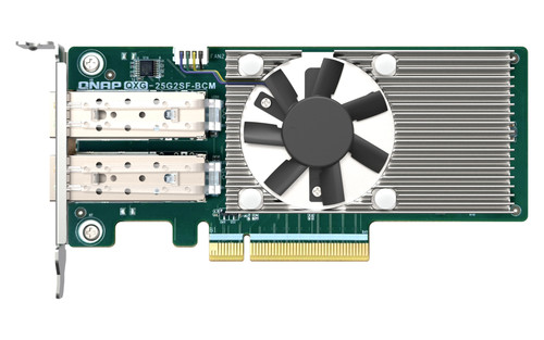 QNAP QXG-25G2SF-BCM network card Internal Fiber 25000 Mbit/s , QXG-25G2SF-BCM