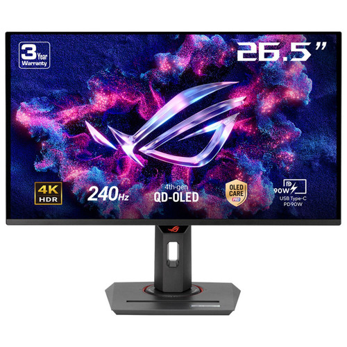 ASUS ROG Strix OLED XG27UCDMG computer monitor 26.5" 3840 x 2160 pixels 4K Ultra HD QD-OLED Black , XG27UCDMG