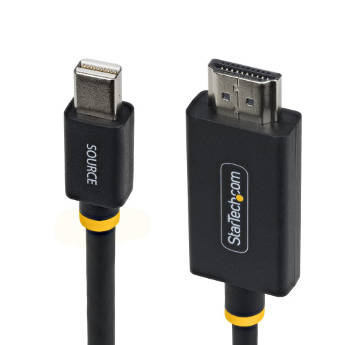 StarTech.com 2M-MDP-HDMI2-4K60 video cable adapter 78.7" (2 m) Mini DisplayPort HDMI Type A (Standard) Black , 2M-MDP-HDMI2-4K60