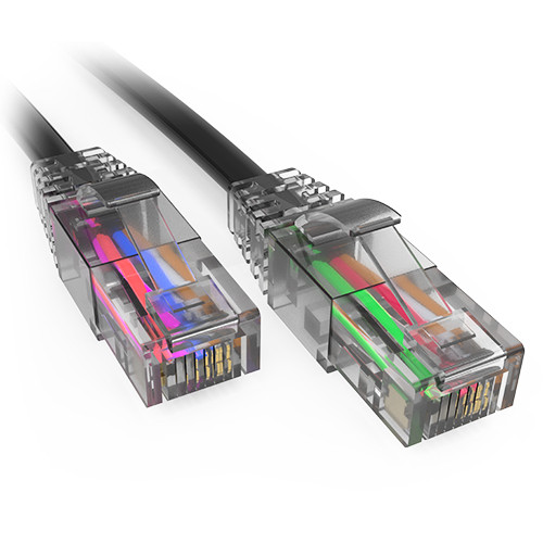Accortec C628MB-K20-ACC networking cable Black 240" (6.1 m) Cat6 , C628MB-K20-ACC