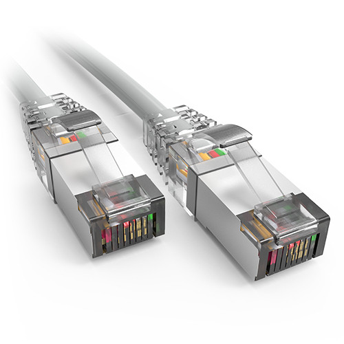 Accortec C6ASMB-G1-ACC networking cable Gray 12" (0.305 m) Cat6a U/FTP (STP) , C6ASMB-G1-ACC