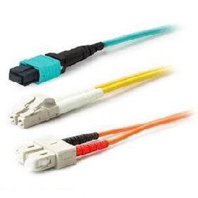 AddOn Networks ADD-MPOMMPOF-3M5OM4 InfiniBand/fibre optic cable 118.1" (3 m) MPO Aqua color , ADD-MPOMMPOF-3M5OM4