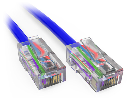 Accortec C6NB-B50-ACC networking cable Blue 600" (15.2 m) Cat6 U/UTP (UTP) , C6NB-B50-ACC
