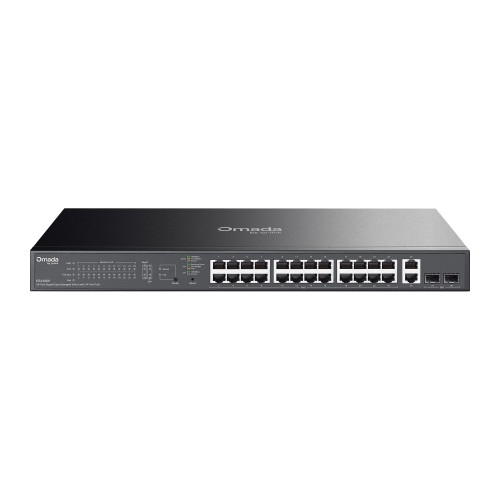 TP-Link ES228GP network switch Managed L2 Gigabit Ethernet (10/100/1000) Power over Ethernet (PoE) Black , ES228GP