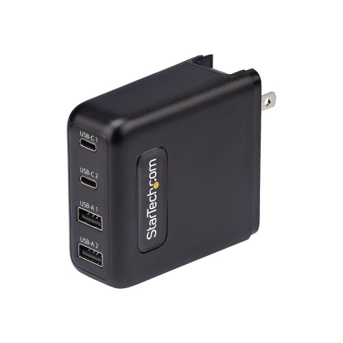 StarTech.com 2210GN-WALL-CHARGER mobile device charger Universal Black AC Fast charging Indoor , 2210GN-WALL-CHARGER