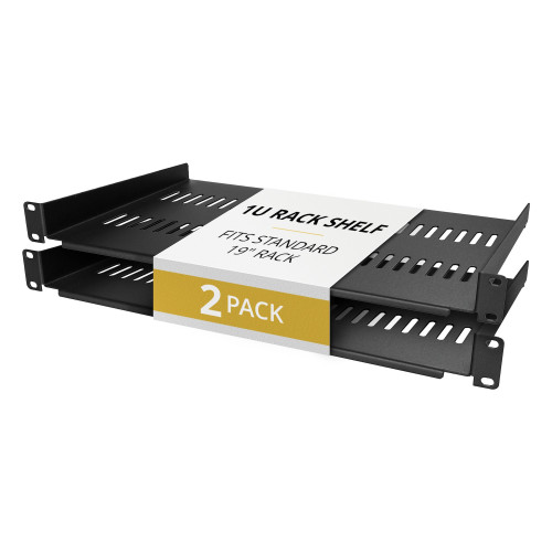 StarTech.com CABSHELFV1U-2PK rack accessory Rack shelf , CABSHELFV1U-2PK