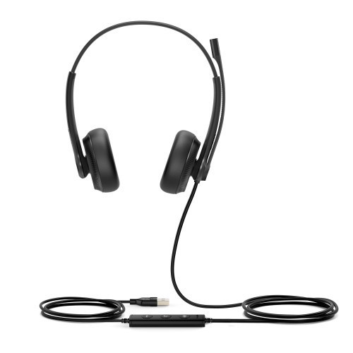 Yealink UH34 Dual UC Headset Wired Head-band Office/Call center USB Type-A Black - 1308044 , 1308044