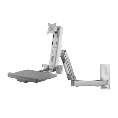 AMR1AWSL |Amer Networks Sit Stand Extend Workstation Wall Mount - AMR1AWSL