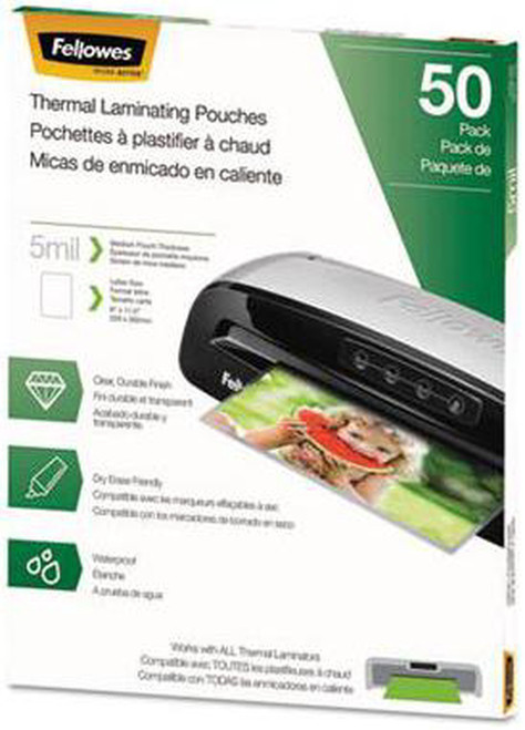 5744501 |Fellowes Thermal Laminating Pouches - Letter - 5744501