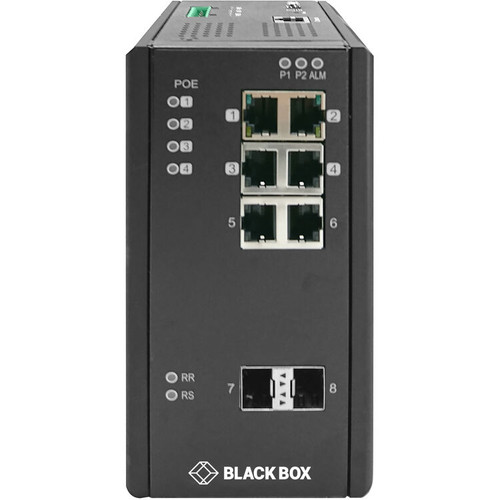 LIE1082A |Black Box LIE1082A 4-Port Gigabit Managed PoE+ Switch