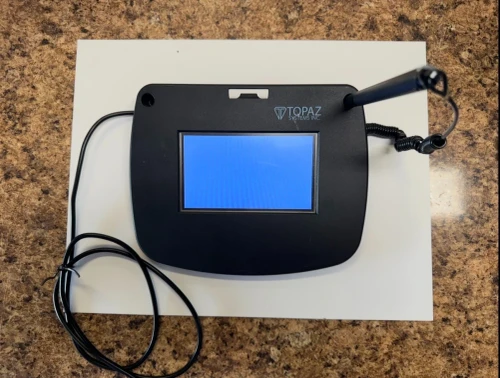 T-LBK755-BBSB-R |Topaz Systems , SIGNATUREGEM LCD 4X3 (VIRTUAL SERIAL BACKLIT), WITH SOFTWARE - T-LBK755-BBSB-R