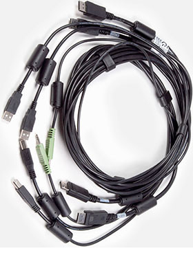 CBL0109 |Vertiv CABLE 2 Dsply Port 2USB 1A 10' - CBL0109
