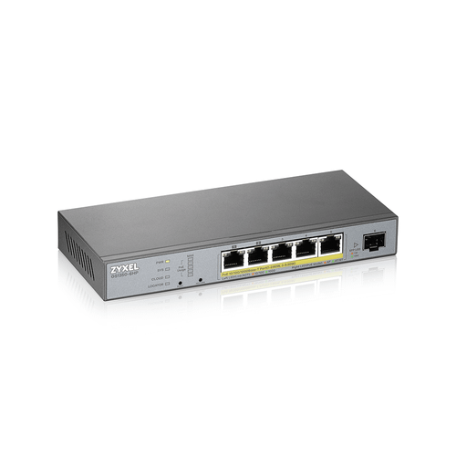 GS1350-6HP |Zyxel 5 Port Gig PoEPlus Switch - GS1350-6HP