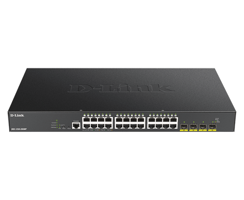 DGS-1250-28XMP-6KV |D-Link 28 Port Gig Smart PoE Switch - DGS-1250-28XMP-6KV