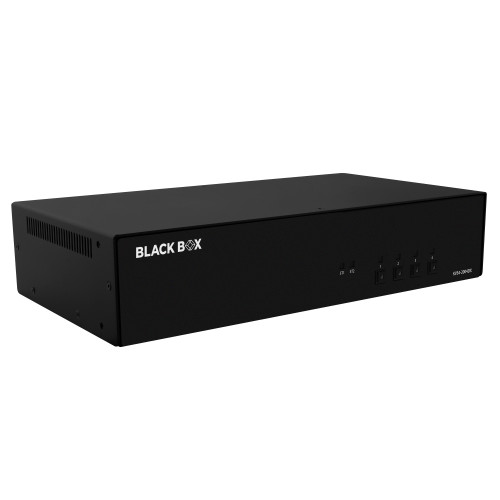 KVS4-2004DX |Black Box KVM Switch, NIAP 4.0 Certified - 4 Port, Dual-Monitor, DVI-I, CAC - KVS4-2004DX