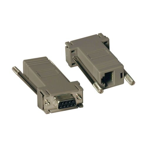 P450-000 |Eaton Null Modem Serial DB9 Serial Modular Adapter Kit, 2x (DB9F to RJ45F) - P450-000