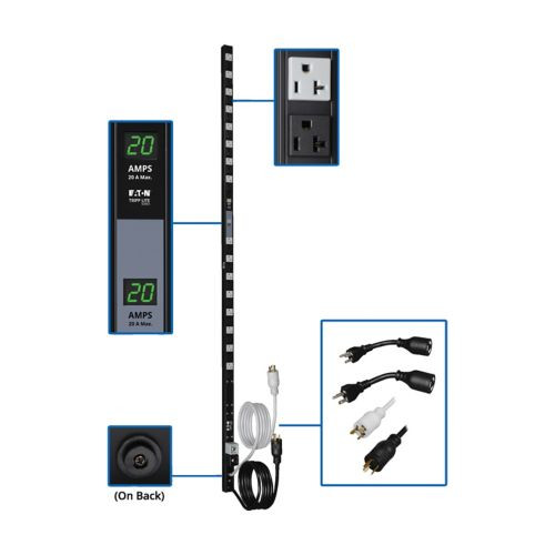 PDUMV40 |Tripp Lite Metered PDU 20A Dual Circuit 32 Outlets 120V PDUMV40