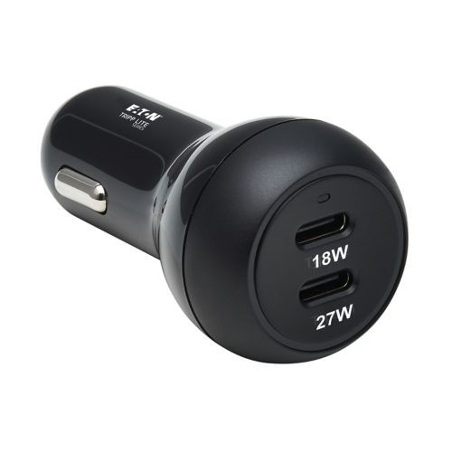 U280-C02-45W-2B |Eaton 45W DUAL USB-C PD CAR CHARGER - U280-C02-45W-2B