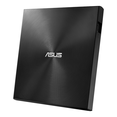 SDRW-08U9M-U/BLK |ASUS ZenDrive U9M 13mm External DVD Writer, USB 2.0 & USB Type-C, Black - SDRW-08U9M-U/BLK