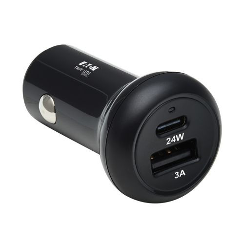 U280-C02-24W-1B |Eaton USB CAR CHARGER DUAL-PORT 24W - U280-C02-24W-1B